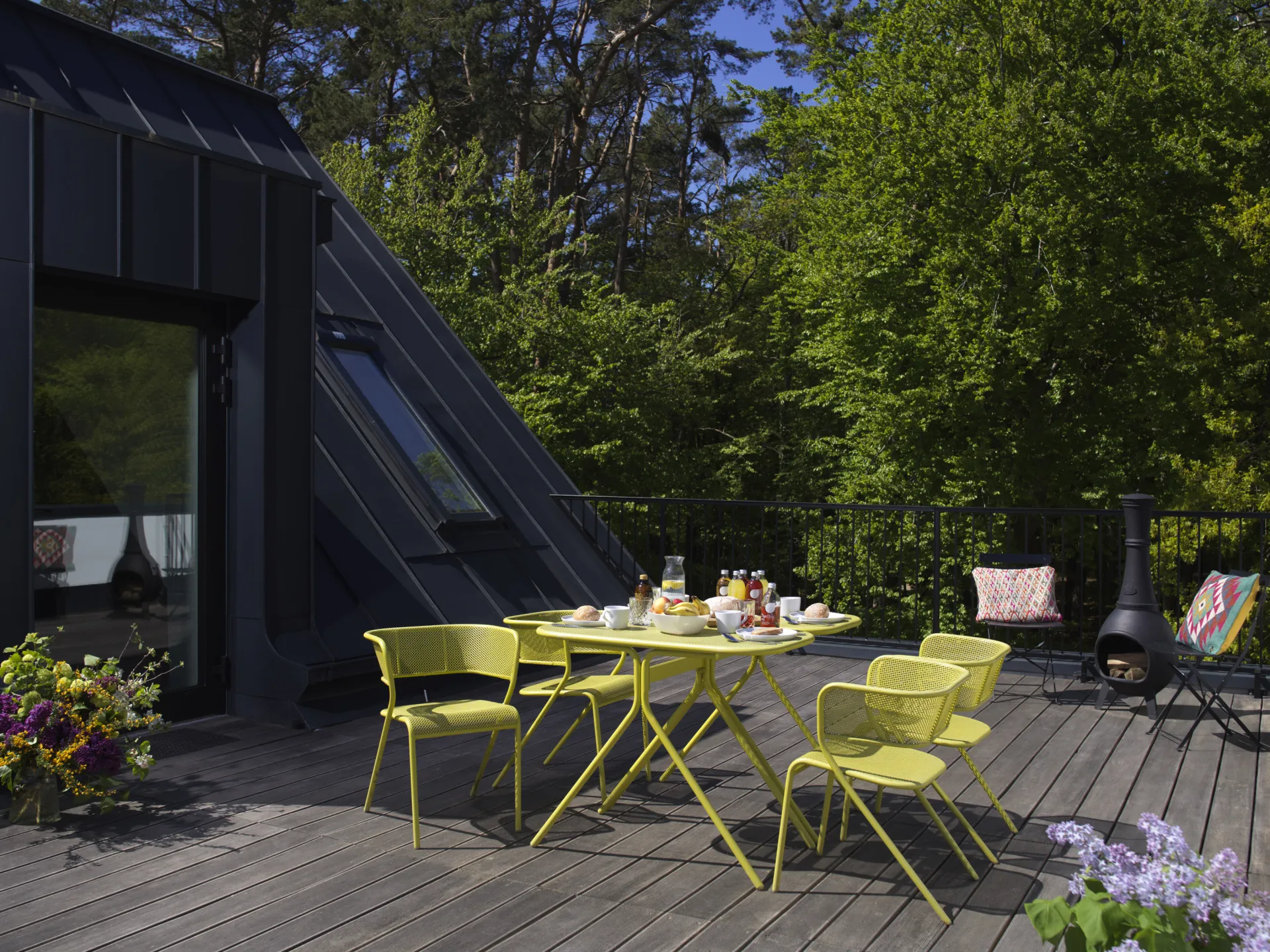 Terrasse im Grünen